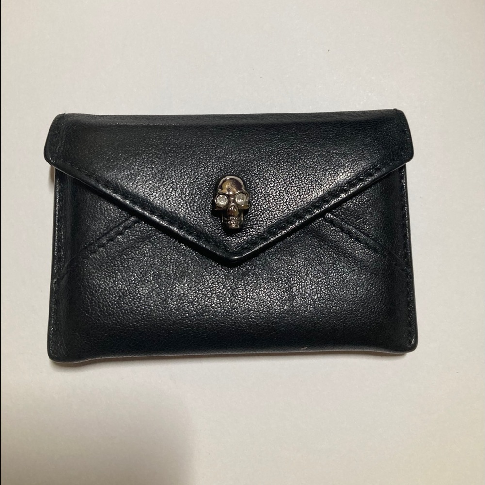 Alexander McQueen Black Envelope Wallet